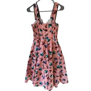 VooDoo Vixen Retro Kitty 50s Flared Dress, size S
